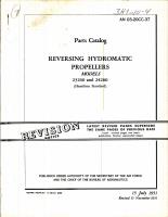 Parts Catalog for Reversing Hydromatic Propeller Models 23260 and 24260
