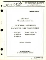 Overhaul Instructions for Indicator Assemblies Capacitor Fuel Gage System, Part No. 383004 