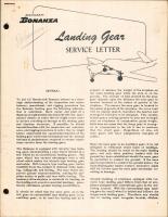 Landing Gear Service Letter for Beechcraft Bonanza