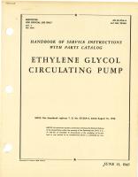 Service Instructions with Parts Catalog for Ethylene Glycol Circulating Pump
