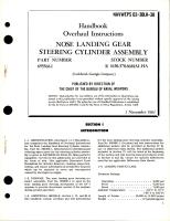 Overhaul Instructions for Nose Landing Gear Steering Cylinder Assembly - Part 695568-1