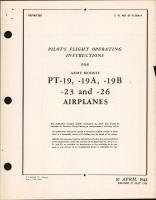 Pilot's Flight Operating Instructions for PT-19, -19A, -19B, PT-23, and PT-26