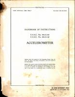 Handbook of Instructions for No. 88-A Accelerometer