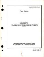 Parts Catalog for Airborne CO2 Fire Extinguisher System 