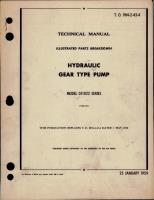 Illustrated Parts Breakdown for Hydraulic Gear Type Pump - Model 011022 Series