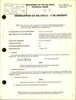 Installation of AN-APX-6 For T-28 Aircraft