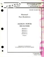 Illustrated Parts Breakdown for Aileron Power Mechanism - 5821597-3, 5821597-5, 5821597-9, and 5821597-11