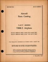 Parts Catalog for Navy Model TBM-3