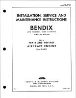 Installation, Service, & Maintenance Instructions for Bendix Low Tension - High Altitude Ignition