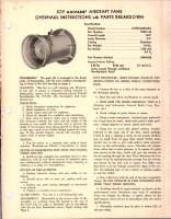Overhaul Instructions with Parts Breakdown for Axivane Aircraft Fans - AVR140-55D851A - Part X702-122A 