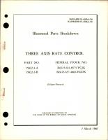 Illustrated Parts Breakdown for Three Axis Rate Control - Parts 15822-3-A and 15822-3-B