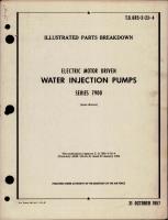 Illustrated Parts Breakdown for Electric Motor Driven Water Injection Pump - Series 7900 