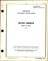 Overhaul Instructions for Injection Carburetor Model PR-48A3