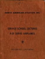 Service School Lectures for P-51 Series Aircraft