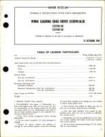 Overhaul Instructions with Parts Breakdown for Wing Leading Edge Drive Screwjack 233T100-301 and 233T100-501