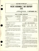 Overhaul Instructions with Parts Breakdown for Air Shutoff Valve Assembly - 94360 