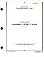 Overhaul Instructions for Hydraulic Cut-Off Valves U-4480A 