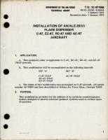 Installation of AN/ALE-20(V) Flare Dispenser for C-47, EC-47, RC-47 and AC-47