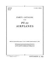Parts Catalog for PT-22 Airplanes