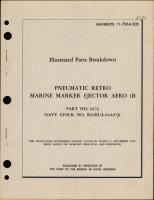 Illustrated Parts Breakdown for Pneumatic Retro Marine Marker Ejector Aero 1B, Part No. 6176, R94BUA-5497J1