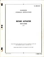 Overhaul Instructions for Rotary Actuator - Part 88-100