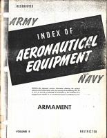 Army-Navy Index of Aeronautical Equipment - Armament