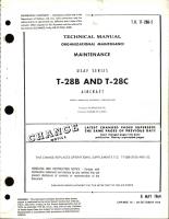 Organizational Maintenance Manual for USAF Series T-28B & T-28C