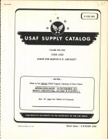 Supply Catalog Parts for Martin B-61 Aircraft