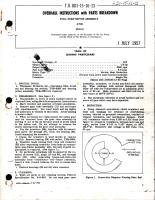 Overhaul Instructions with Parts for Fuel Pump Motor Assembly - A7521