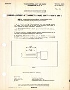 Rework of Tachometer Drive Shaft for V-1650-3 and -7