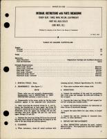 Overhaul Instructions with Parts Breakdown for Three Man Lightweight Nylon Troop Seat - Part ACA-1143-21 