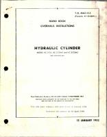 Overhaul Instructions for Hydraulic Cylinder - Models HC-2133, HC-2133M1, and HC-2133M2
