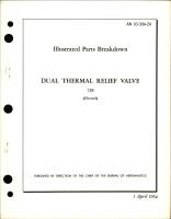 Illustrated Parts Breakdown for Dual Thermal Relief Valve - 728