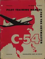 Pilot Training Manual for the C-54 Skymaster
