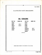 Illustrated Parts Breakdown for Oil Coolers