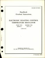 Overhaul Instructions for Electronic Floating Control Temperature Regulator - Part 30058-34 - Model ACT1-21
