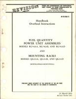 Revision to Overhaul Instructions for Fuel Quantity Power Unit Assemblies and Mounting Racks