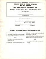 Operation, Service and Overhaul Instructions with Parts Breakdown for Direct Reading Float Type Water Quantity Gage - Part 3L2534