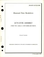 Illustrated Parts Breakdown for Actuator Assy - Part 102842-A & Similar Parts 