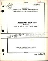 Operation, Service, and Overhaul Instructions with Parts Catalog for Aircraft Heaters Model 906