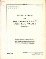 Parts Catalog for Oil Coolers and Control Valves