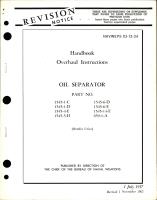 Overhaul Instructions for Oil Separator