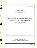 Illustrated Parts Breakdown for Electronic Floating Control Temperature Regulator Part  No. 30058-34 