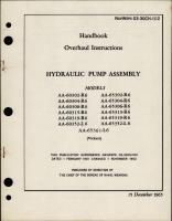 Overhaul Instructions for Hydraulic Pump Assembly 