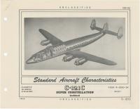 C-121C Lockheed Super Constellation - Standard Aircraft Characteristics