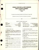 Overhaul Instructions with Parts Breakdown for Engine Pad Adapter Assemblies - 277C200F and 277C300 