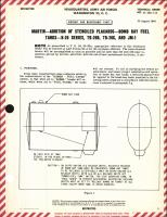 Addition of Stenciled Placards on Bomb Bay Fuel Tanks for B-26 Series, TB-26B, TB-26C, and JM-1