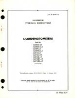 Handbook Overhaul Instructions for Liquidensitometers 