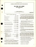 Overhaul Instructions with Parts Breakdown for Dual Brake Valve Assembly - Parts 1920 and 1920-3 