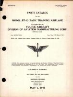 Parts Catalog for the Model BT-13 Basic Training Airplane